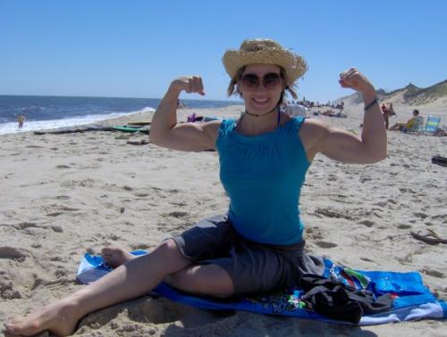 shoulder: arm muscle flex