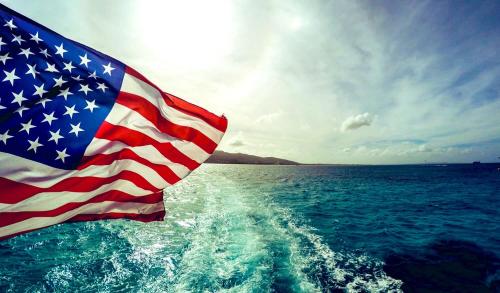 FLAG AND WATER